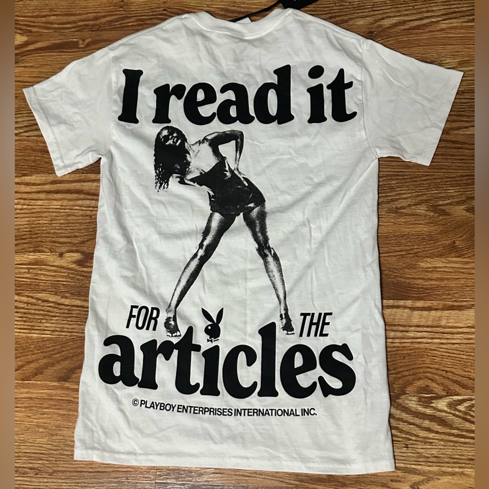 🆕 Playboy By PacSun Articles T-Shirt Size Small - Picture 4 of 8